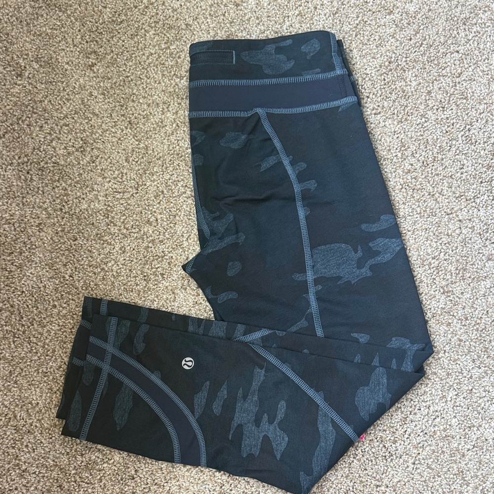 lululemon athletica Black Camo Leggings